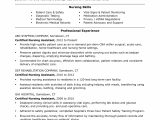 Free Certified Nursing assistant Resume Template Cna Resume Examples: Skills for Cnas Monster.com