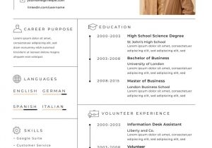 Free High School Resume Template Download Free Professional Simple Amy High School Resume Template to Design