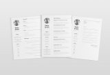 Free Minimalistic and Clean Resume Template Free Clean and Minimal Resume Template – Creativebooster