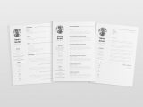 Free Minimalistic and Clean Resume Template Free Clean and Minimal Resume Template – Creativebooster