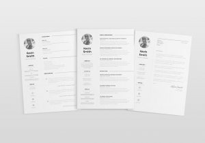 Free Minimalistic and Clean Resume Template Free Clean and Minimal Resume Template – Creativebooster