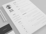 Free Minimalistic and Clean Resume Template Free Clean & Minimal Resume Template On Behance