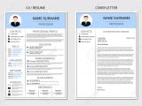 Free Modern Resume and Cover Letter Templates Resume Template for Men. Modern Cv and Cover Letter Layout with …