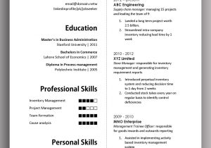 Free Quick and Easy Resume Template Simple yet Elegant Cv Template to Get the Job Done – Free Download …