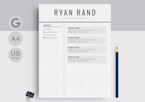 Free Reference List Template for Resume Google Docs Resume Template by Resume Templates On Dribbble