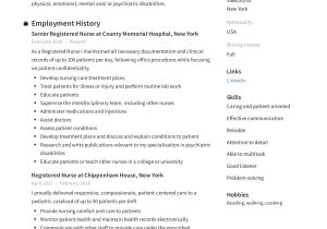 Free Resume Samples for Registered Nurse Registered Nurse Resume Sample & Writing Guide