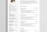 Free Resume Template Download with Photo Free Resume Template Download for Word – Resume with Photo