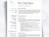 Free Resume Template for Elementary School Teacher Teacher Resume Template for Word & Pages Apple Resume …