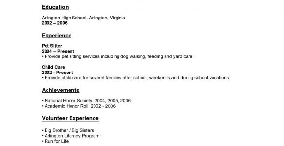 Free Resume Template for Teenager with No Experience Resume Examples with No Job Experience – Resume Templates Job …