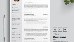 Free Resume Template with Photo Download Free Resume Templates Word On Behance