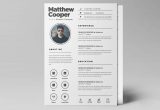Free Resume Template with Picture Option Free Clean Resume Template (psd)