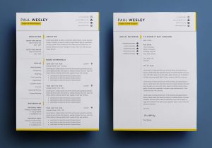 Free Resume Templates Downloads with No Fees 2 Page Free Resume Template (psd)