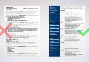 Free Resume Templates for Construction Workers Construction Worker Resume Examples (template & Skills)