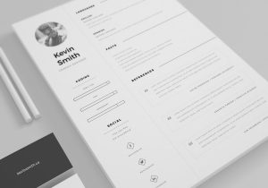 Free Resume Templates for Graphic Designers Free Clean & Minimal Resume Template On Behance