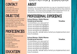 Free Resume Templates for Teaching Positions Pin On New Teachers