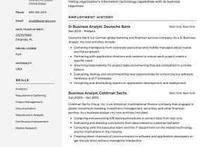 Free Sample Of Business Analyst Resume Business Analyst Resume Examples & Writing Guide 2022