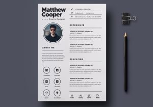 Free Sample Of Graphic Designer Resume Free Graphic Designer Resume Template by Julian Ma On Dribbble