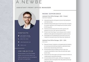 Free Sample Of Office Manager Resume Free Free Front Office Manager Resume Template – Word, Apple Pages …