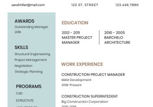 Free Sample Of Project Manager Resume Free Minimalist Duotone Project Manager Resume Template