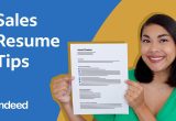 Free Sample Of Sales Representative Resume On Indeed Resume Pro Breaks Down A Perfect Sales Resume with Examples Indeed Career Tips