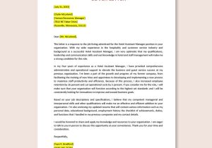 Free Sample Resume Cover Letter for Hotel Hotel Manager Cover Letter Templates – format, Free, Download …