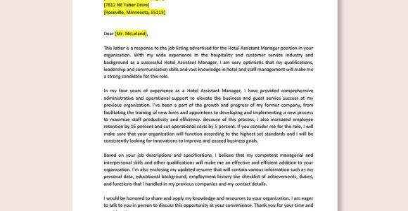 Free Sample Resume Cover Letter for Hotel Hotel Manager Cover Letter Templates – format, Free, Download …