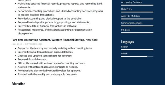 Free Sample Resume for Accounting assistant Accounting assistant Resume Examples & Writing Tips 2022 (free Guide)