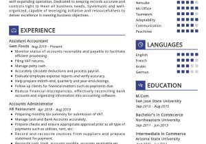 Free Sample Resume for Accounting assistant assistant Accountant Resume Template 2022 Writing Tips – Resumekraft