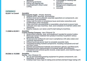 Free Sample Resume for assembly Line Worker Professional assembly Line Worker Resume to Make You Stand Out …