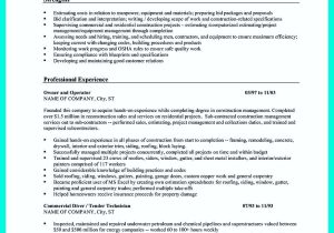 Free Sample Resume for Building Superintendent Simple Construction Superintendent Resume Example to Get Applied …