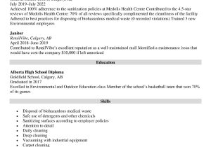 Free Sample Resume for Cleaning Service Cleaner Resume Sample: Get the Best Cleaning Jobs!