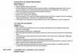 Free Sample Resume for Cnc Machine Operator √ 20 Cnc Machine Operator Resume