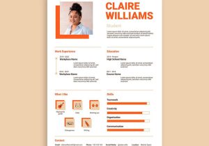 Free Sample Resume for Highschool Students Free High School Student Resume Template with Sample