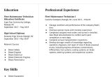 Free Sample Resume for Maintenance Technician Maintenance Technician Resume Examples In 2022 – Resumebuilder.com