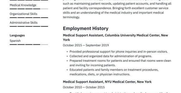 Free Sample Resume for Medical Office assistant Medical Administrative assistant Resume Examples & Writing Tips 2022