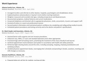 Free Samples Of Medical assistant Resumes Medical assistant Resume Examples 2019 Entry Level 2020 Beste