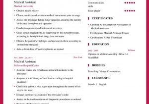 Free Samples Of Medical assistant Resumes Medical assistant Resume Sample – My Resume format – Free Resume …