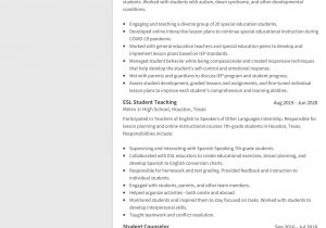 Free Special Education Teacher Resume Templates Special Education Teacher Resume Examples & Writing Guide 2021 …