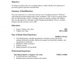 Free Stay at Home Mom Resume Template Resume Examples for Stay at Home Moms – Free Resume Templates