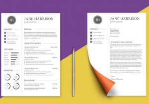Free Template for A Cover Letter for A Resume Harrison Resume – Free Resume Template and Cover Letter with …