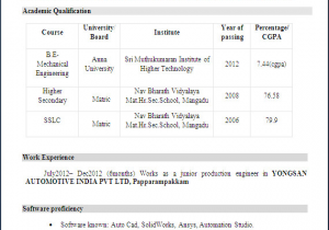 Fresher Resume Samples for Engineering Students Mechanical Engineer Resume for Fresher Resume formats Fresher Resume Samples for Engineering Students Mechanical Engineer Resume for Fresher Resume formats