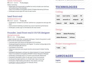 Front End Web Developer Resume Sample Front End Developer Resume Example and Guide for 2019 …