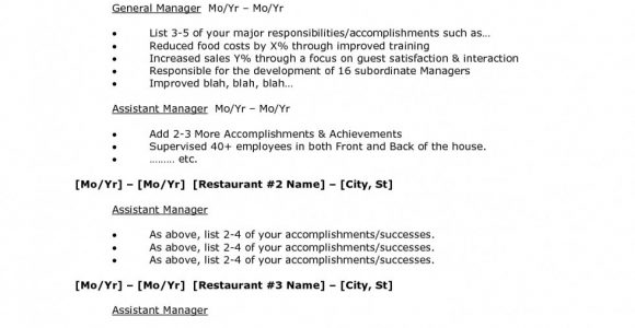 Front Of House Manager Resume Sample Front Of House Manager Cv Sample October 2021