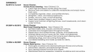 Front Of House Manager Resume Sample Resume for Cleaning Job Beautiful Best Residential House Cleaner …