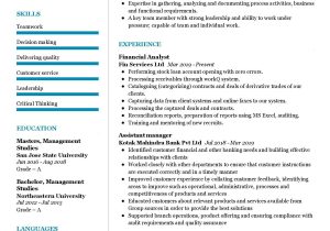 Functional Resume Sample for Financial Analyst Financial Analyst Cv Sample 2022 Writing Tips – Resumekraft