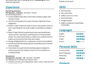 Functional Resume Sample Marketing and Public Relations Marketing assistant Resume Sample 2022 Writing Tips – Resumekraft