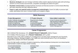 Functional Resume Samples for Project Management It Project Manager Resume Monster.com