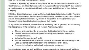 Gas Station attendant Job Description Resume Sample Gas Station attendant Cover Letter Examples – Qwikresume