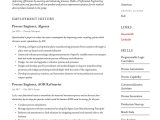 Gbs Strategy and Planning Sample Resume 17 Process Engineer Resume Examples & Guide 2022