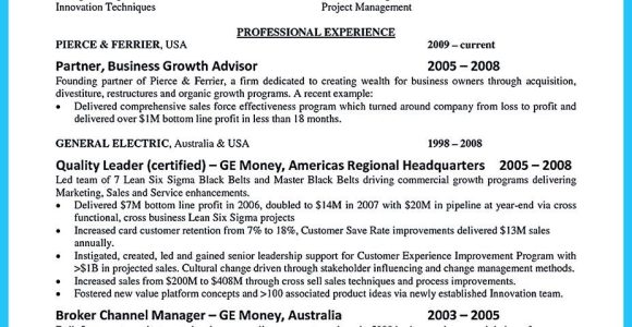 Gbs Strategy and Planning Sample Resume Do You Want to Build the Best Business Consultant Resume? then You …